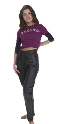 Aardwear ladies leather western jeans 1.3mm grade A cow hide