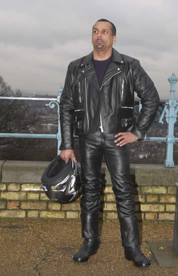 leather patrol jacket cow hide