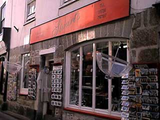 Stuarts leathergoods, the retail shop